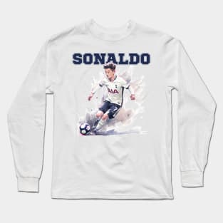 Sonaldo Football Soccer Fan Art Long Sleeve T-Shirt